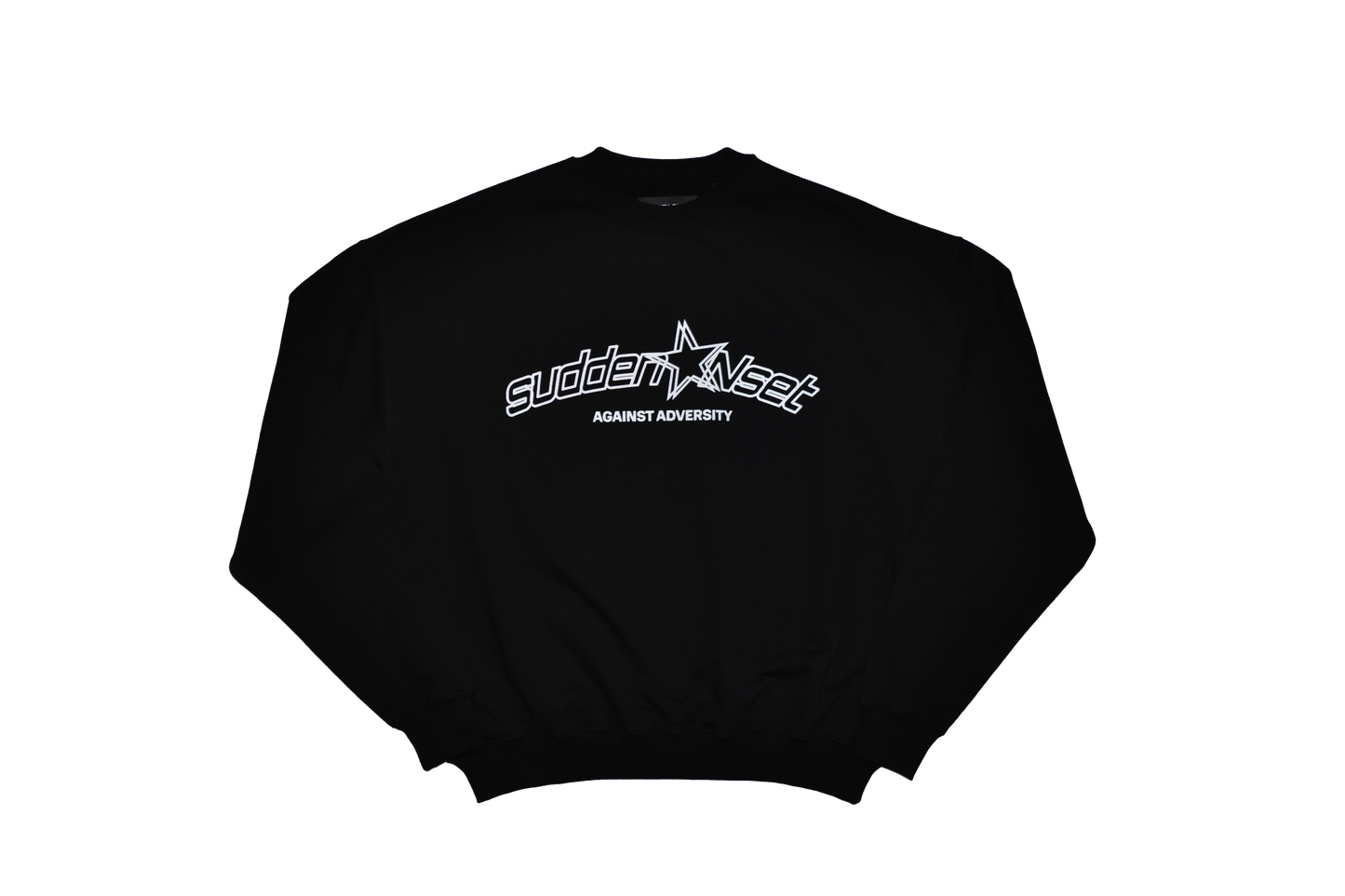 METAL-LINE BLACK SWEATER