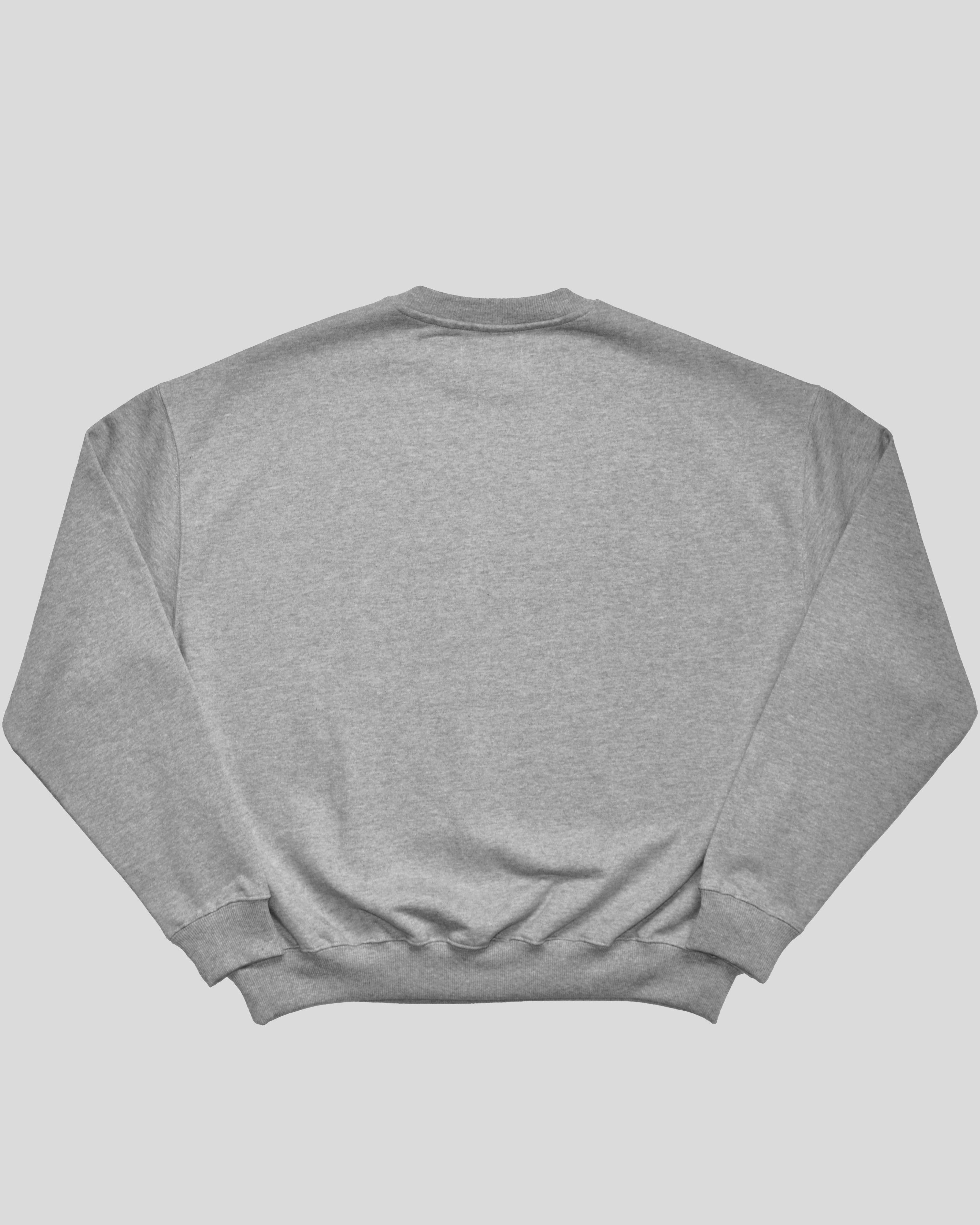 Sudadera Gris Boxy Icon