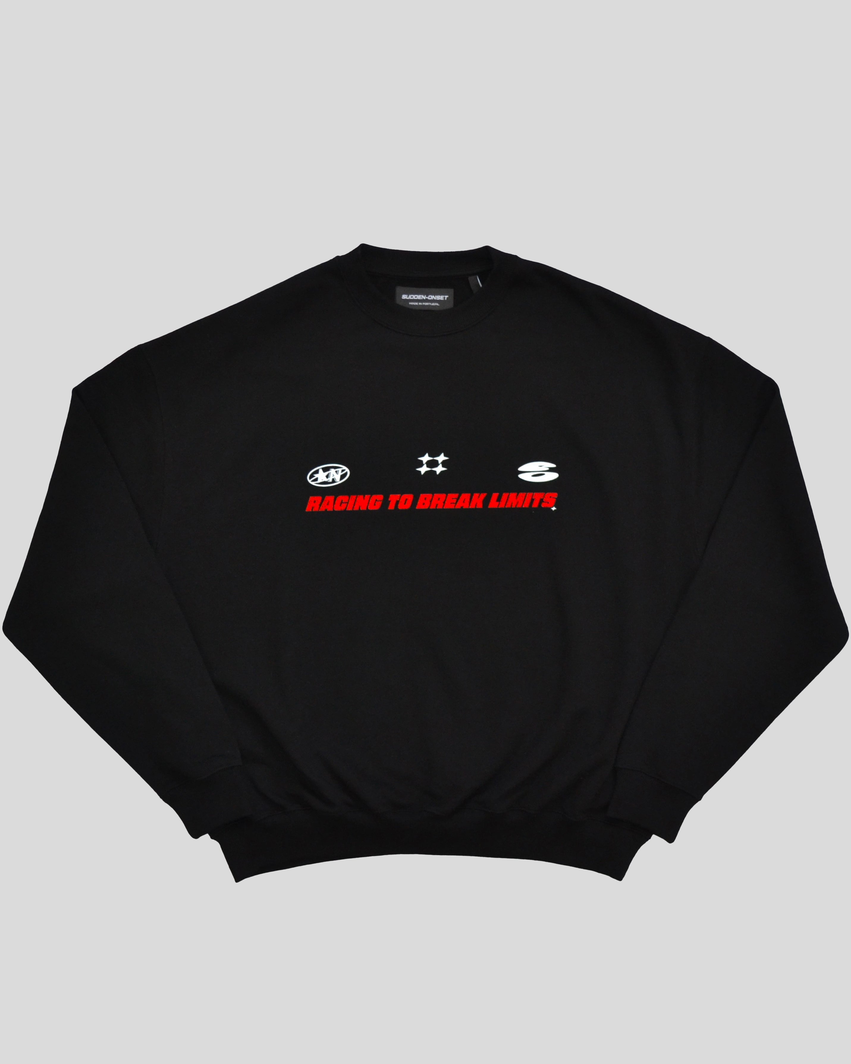Sudadera Negra Boxy Racing