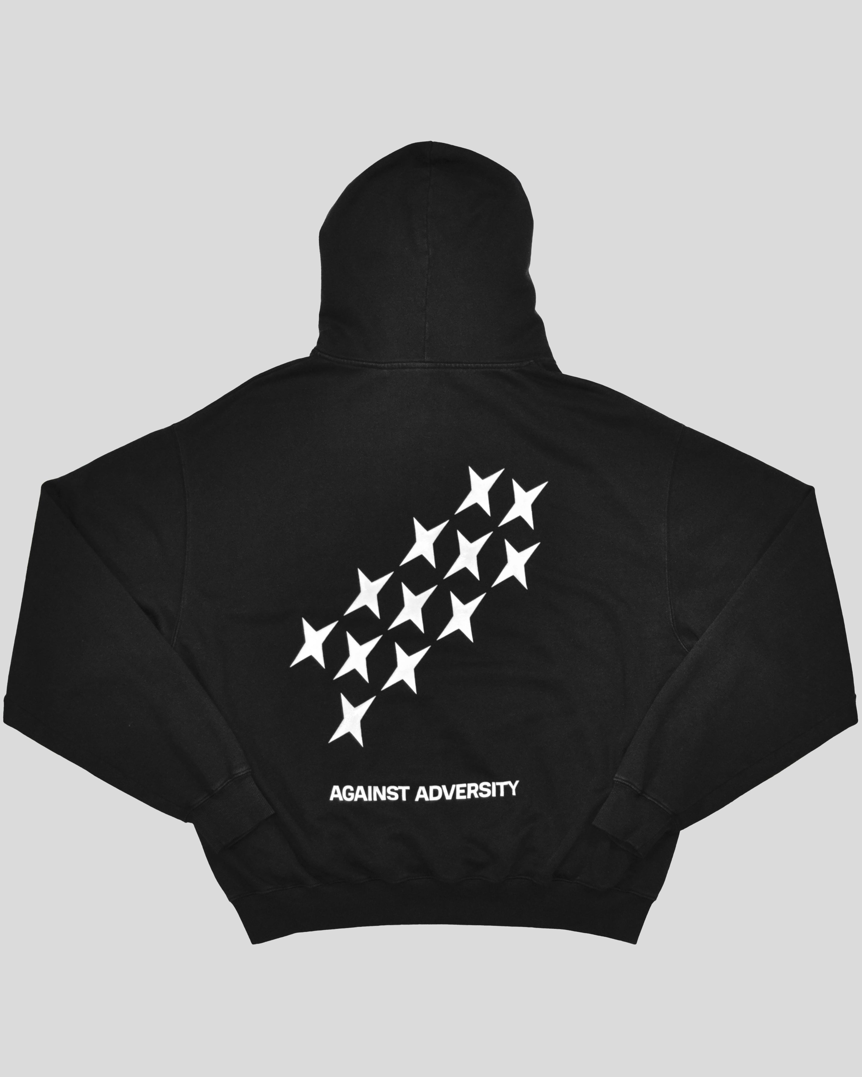 Sudadera Negra Vintage Boxy RAW