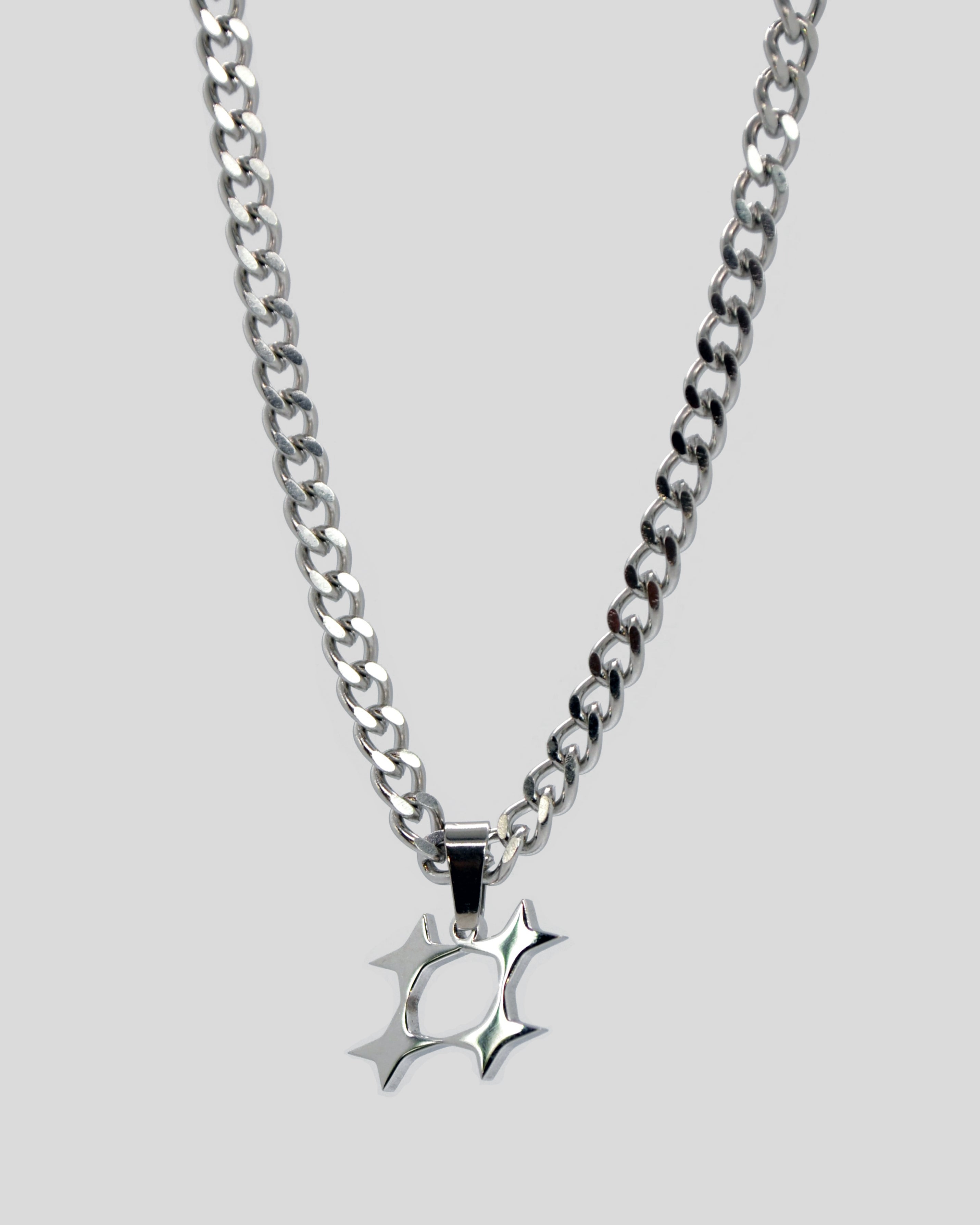 Collar Plateado Four-Star