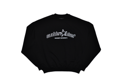 METAL-LINE BLACK SWEATER