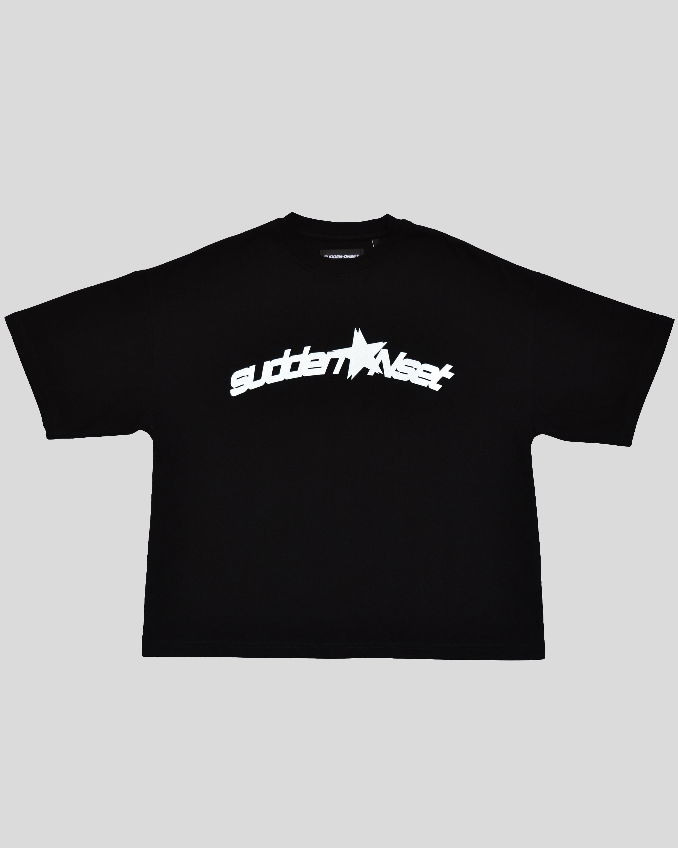 Camiseta Negra Boxy Nocturne