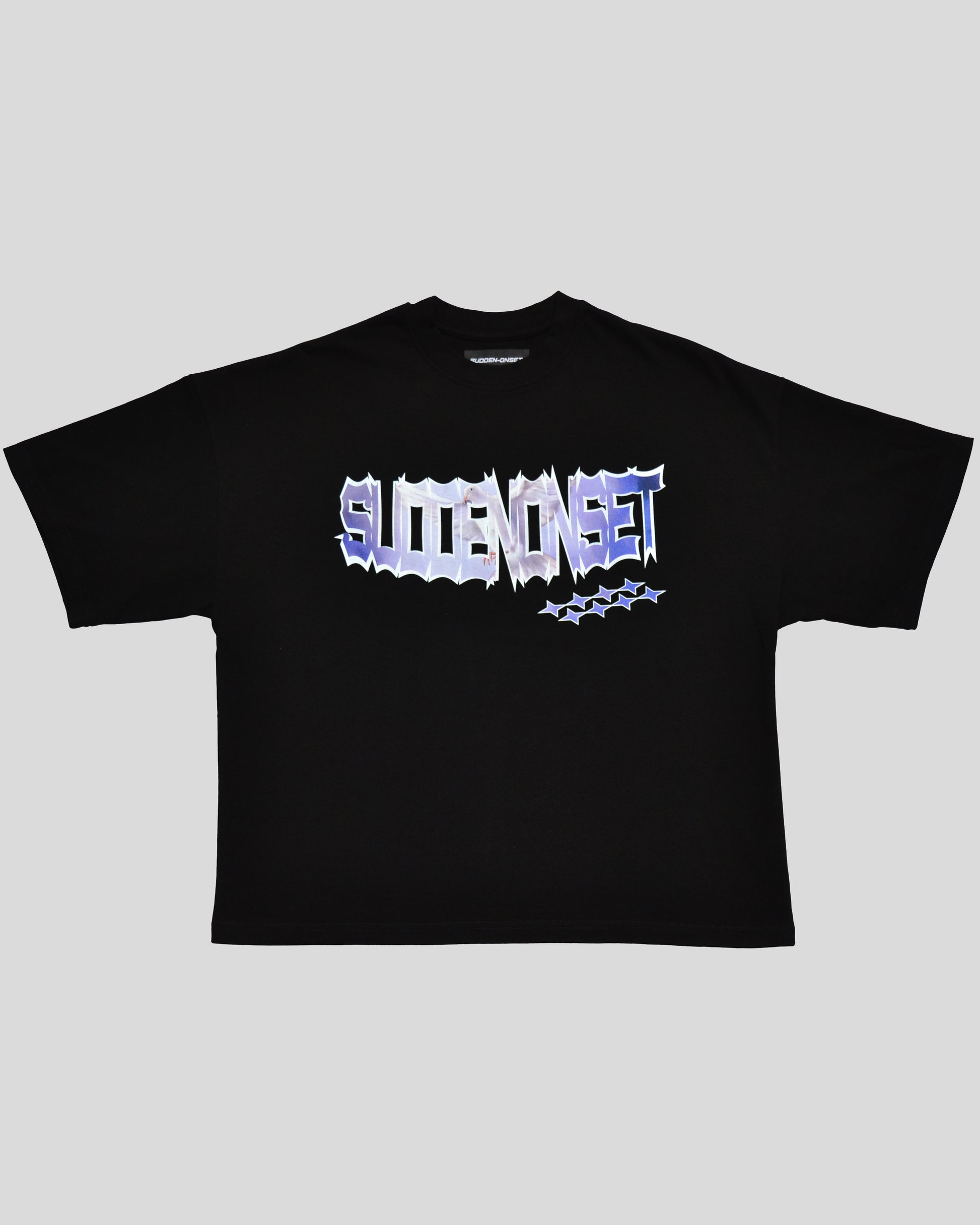 Camiseta Peace Black Boxy
